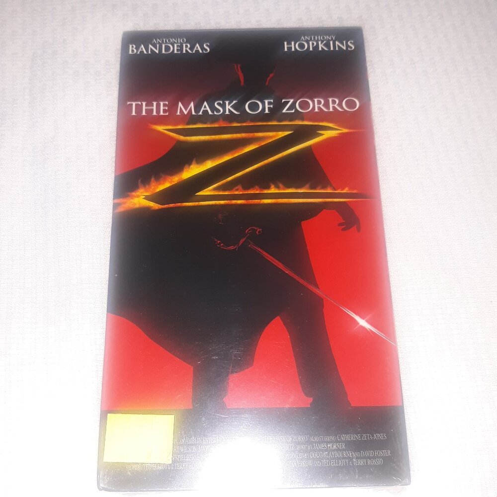 The Mask Of Zorro VHS Factory Sealed